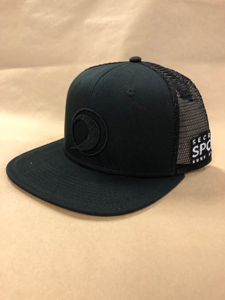SS Hat Embroidered Logo Flat Brim Hat
