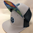 Load image into Gallery viewer, SS Hat Embroidered Logo Flat Brim Hat with Shop Mural