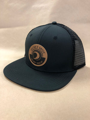 SS Hat Leather Patch Trucker