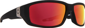 Dirty Mo Soft Matte Black - HD Plus Rose with Red Spectra Mirror