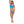 Load image into Gallery viewer, Spectrum Kate Crop Tank Bikini Top  - Neon Blue
