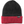 Load image into Gallery viewer, WAREHOUSE BLOCK BEANIE BLACK/RED
