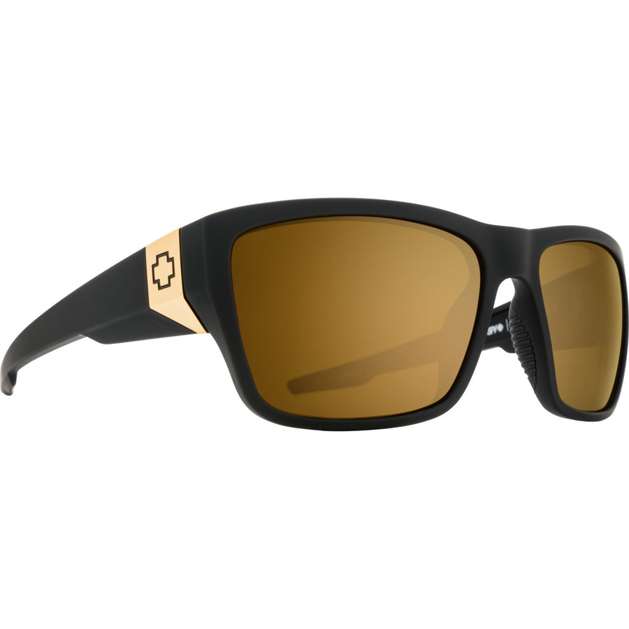 Dirty Mo 2 25 Anniv Matte Black Gold-HD Plus Bronze with Gold Spectra Mirror