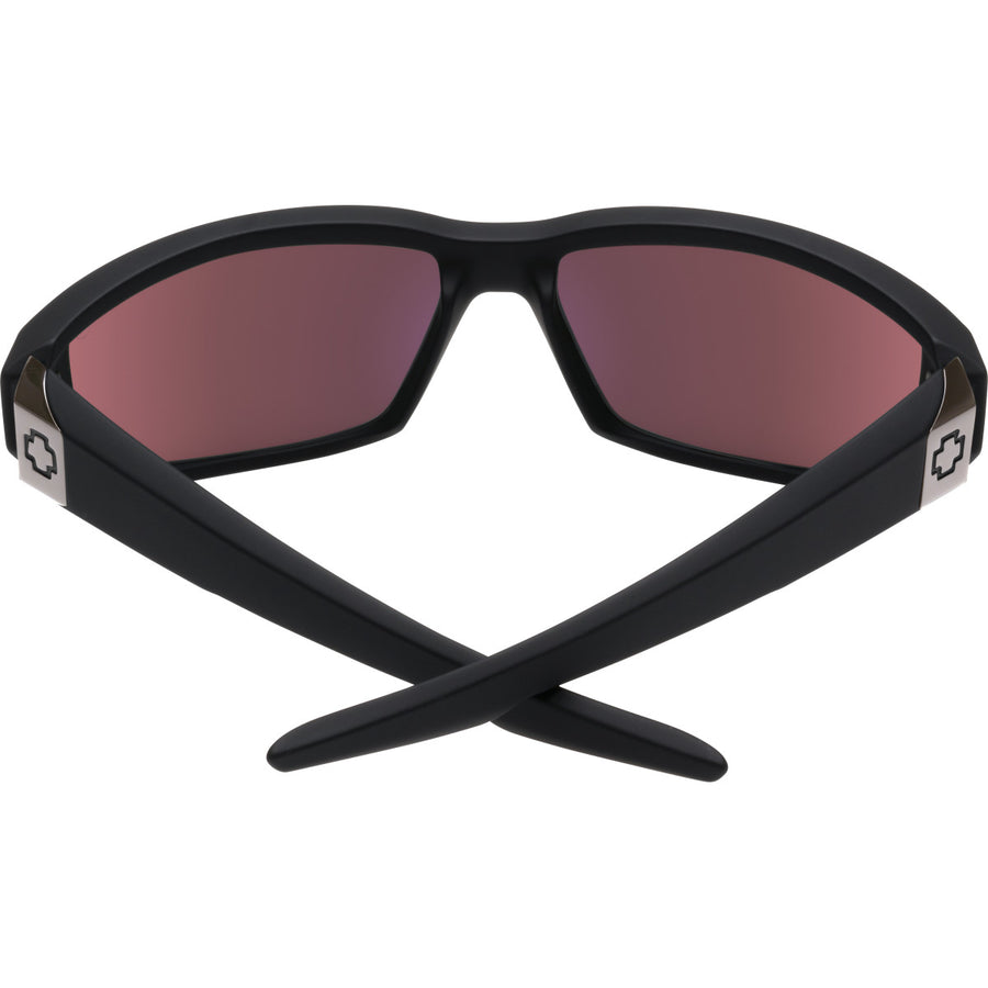 Dirty Mo Soft Matte Black - HD Plus Rose with Red Spectra Mirror