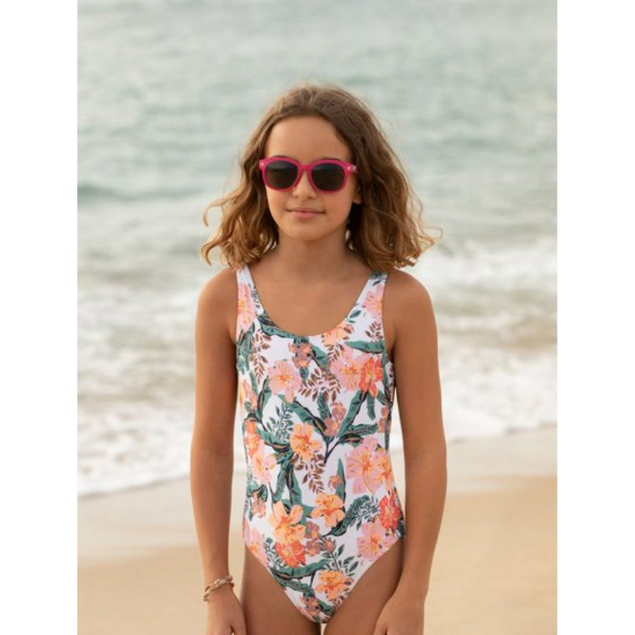 Girl's 8-16 Love Is Big One Piece Swimsuit