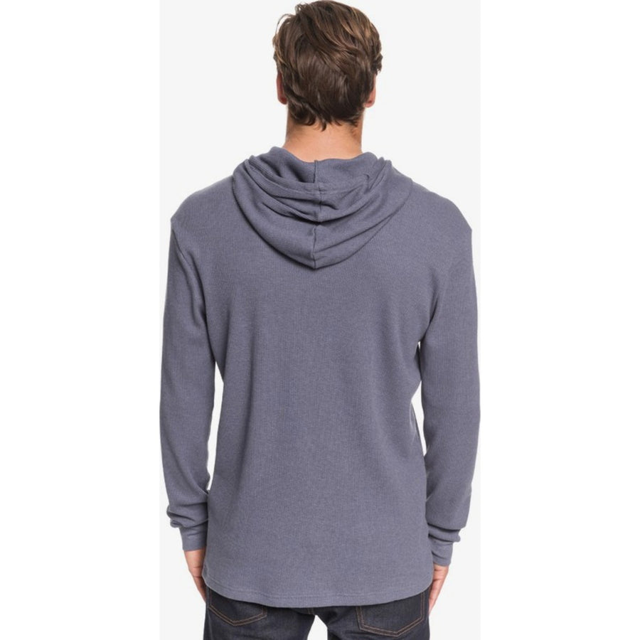Rio Real Waffle Knit Long Sleeve Hooded Top
