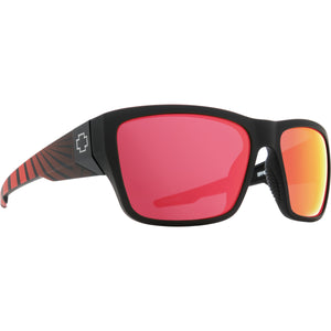 Dirty Mo 2 Matte Black Red Burst-HD Plus Rose Polar with Red Spectra Mirror
